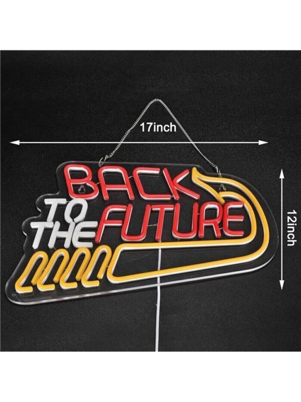 Back To The Future LED Neon Sign Light Wall Decor Movie Man Cave Poster Novelty - Picture 2 of 7